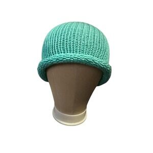 NEW knitted handmade beanie hat adult one size teens men women one layer